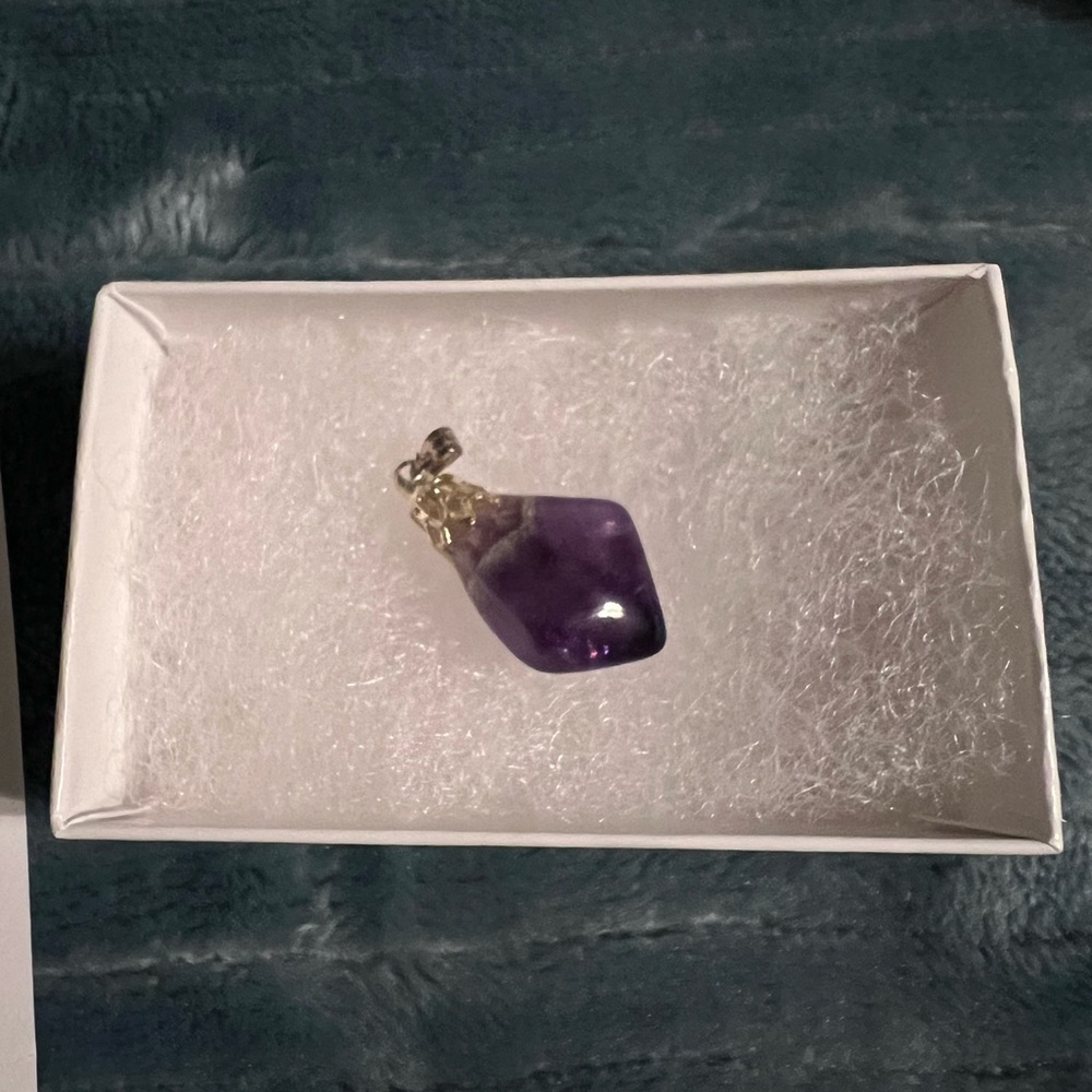 Amethyst Pendant From Thunder Bay Amethyst Mine